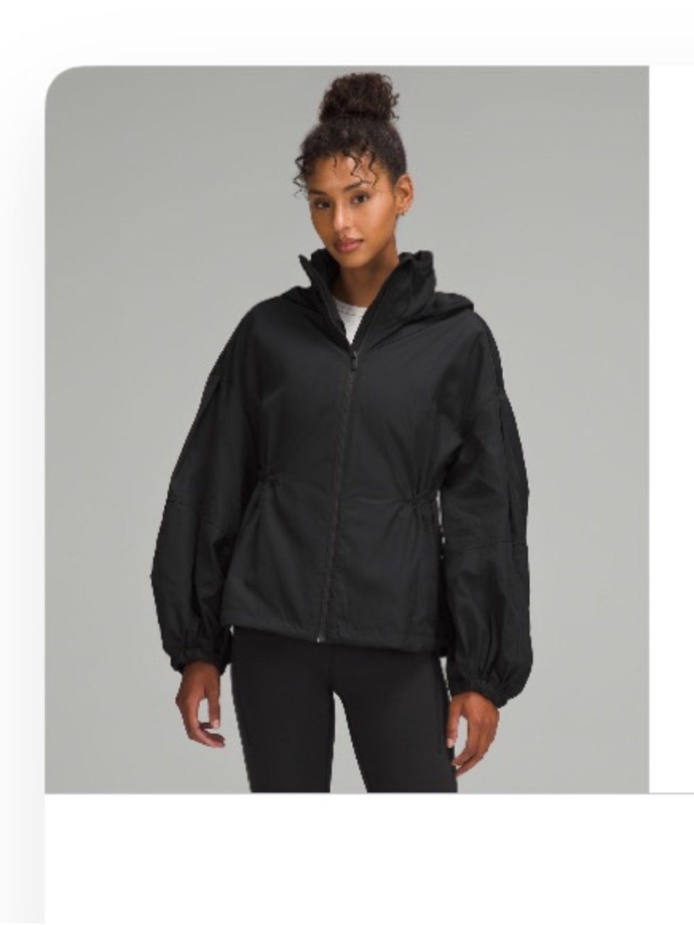 Lululemon Lightweight Cinch-Waist Jacket - Black